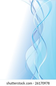 soft blue background with organic lines