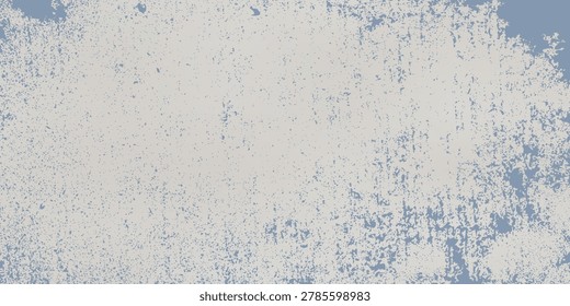 Soft blue and beige grunge texture featuring distressed paint, speckled wear and faded surface details. Ideal as an abstract background or overlay for vintage, retro, industrial and artistic design projects