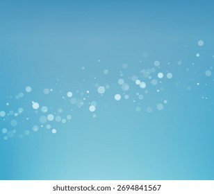 Soft Blue Bokeh Medical Vector Background