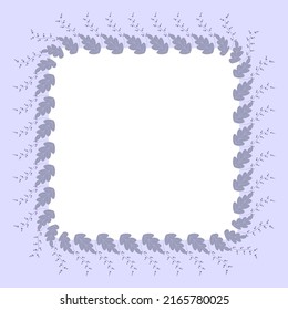 weiche blaue Cartoon-Rahmen für Veranstaltung, Geburtstagsfeier, Babydusche, Hochzeitseinladung-Muster. Hintergrunddesign. Vektorgrafik