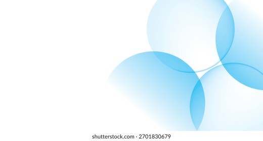 A cor azul suave com efeito de gradiente cria uma impressão calma, limpa e moderna