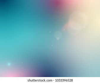 Soft blue  colored abstract background, vector illustration