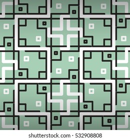 Soft blue decorative seamless pattern background in tribal style.