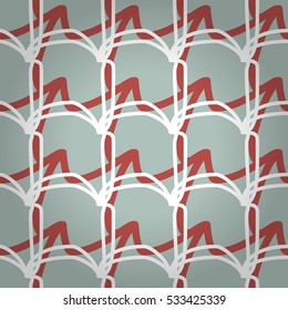 Soft blue decorative seamless pattern background in seine style. Compound medley repeatable backdrop.