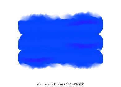 soft blue digital paint brushs stroke in concept hand drawn style water color texture white background, art water color painting splash, watercolor splashing paint artistic frame banner artwork