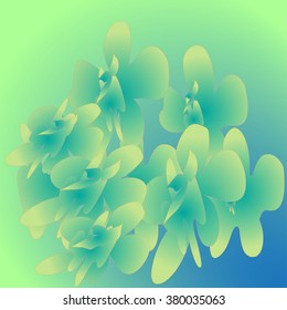 soft blue flowers