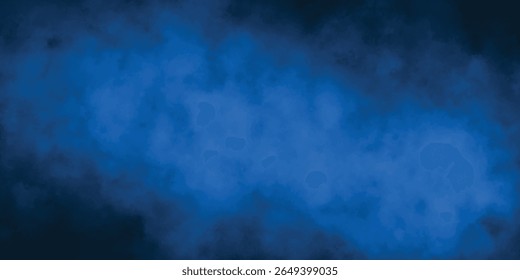 Névoa azul suave e névoa com efeito visual misterioso sonhador

