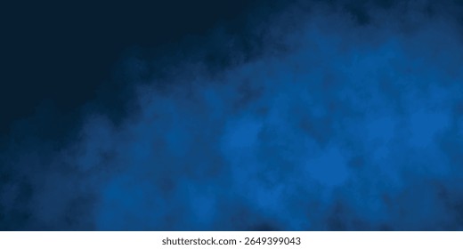 Névoa azul suave e névoa com efeito visual misterioso sonhador

