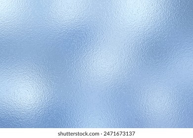 Textura de hoja de papel de aluminio azul suave, fondo, Ilustración vectorial para impresiones, modo de color cmyk	