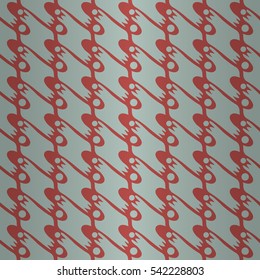 Soft blue geometrical seamless pattern in alien style. Vector background. Shining, contrast design for banner, game, wallpaper or other purpose.