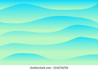 Soft blue graadient wavy background