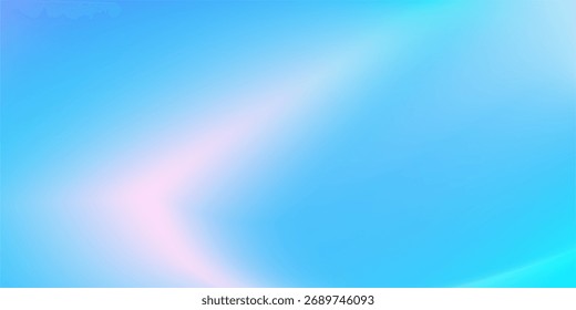 Soft Blue Gradient Abstract Backdrop With Gentle Light Arc For Background Design