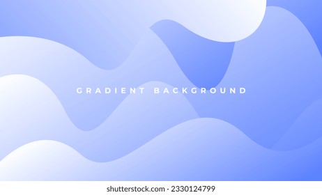 soft blue gradient background with modern abstract style
