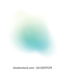 Soft blue gradient background with smooth color transition, blurred circular mesh elements, pastel 3D flow effect. Flat vector illustration isolated on white background.