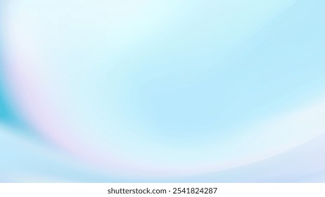 A soft, blue gradient background with a subtle curve in the lower right corner. 