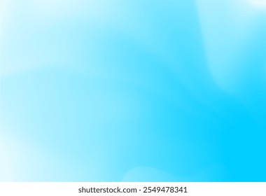 Soft Blue Gradient Vector For Background, Banner, Advertising, Web, Wallpaper