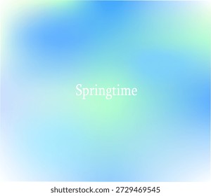 Fundo de gradiente embaçado azul e verde suave com mistura suave suave, design moderno e calmo abstrato ideal para sites limpos, banners e visuais digitais.