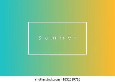 Soft Blue Green Yellow Orange Gradient Backround Free Vector Desain