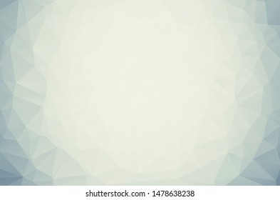 Soft blue ice white Low poly crystal background. Polygon design pattern. blue soft white Low poly vector illustration, low polygon background.