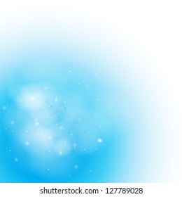 Soft Blue Misty background, create by vector