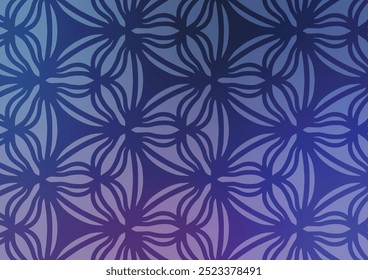 Soft blue pattern line design gradient background. vector illustration.