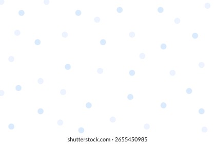 Patrón de lunares azul y púrpura suave sobre fondo blanco. Diseño lindo, ligero y minimalista perfecto para temas de niñas, invitaciones, papel de regalo o proyectos femeninos. Perfecto para moderno. Eps10.