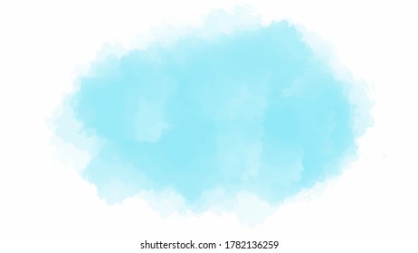 soft Blue splash banner watercolor background for textures backgrounds and web banners design
