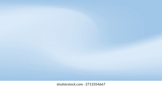 Soft Blue Studiozimmer. Heller Limbo-Hintergrund. Abstrakter 3D-Hintergrund für Produktpräsentation.