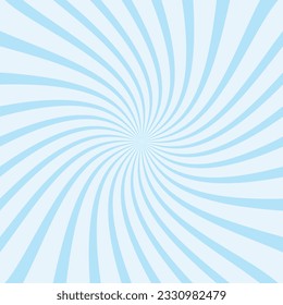 Soft blue sunburst background design. Vector illustration. eps 10.