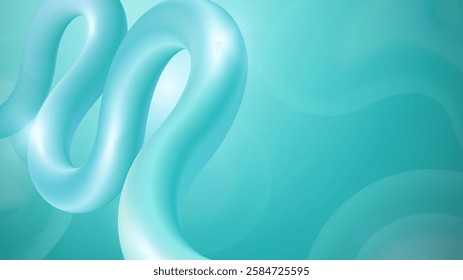 Soft blue teal gradient line abstract background