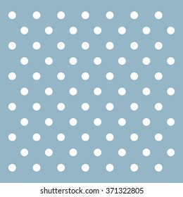 Soft Blue Vintage Dot Background