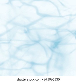 soft blue water surface transparent watercolor background, hand painted vector illustration