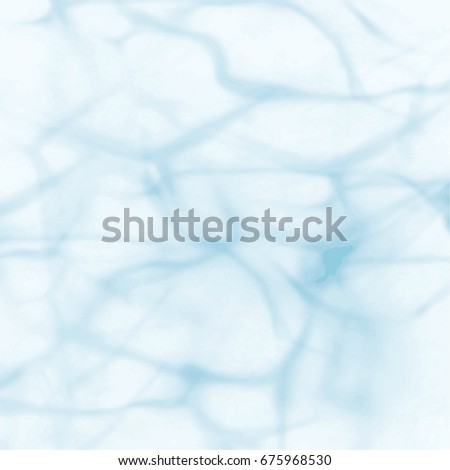 soft blue water surface transparent watercolor background, hand painted vector illustration