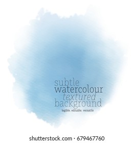 soft blue watercolor 