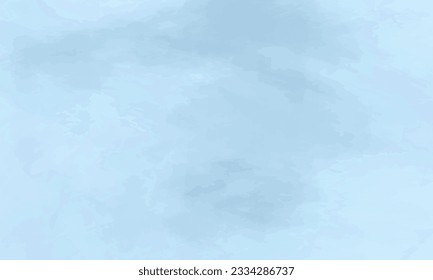 Soft blue watercolor background template