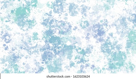 soft Blue watercolor background for your design, watercolor background concept, vector.
