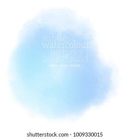 soft blue watercolor stain
