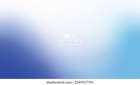 Soft blue and white abstract gradient background with smooth transitions, creating calming and serene atmosphere. Ideal for modern designs and digital projects.