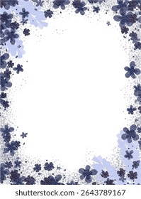 soft blue white colorful abstract illustration, background, wallpaper, card invitation design