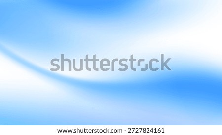 Soft blue white gradient background with flowing light waves design ui