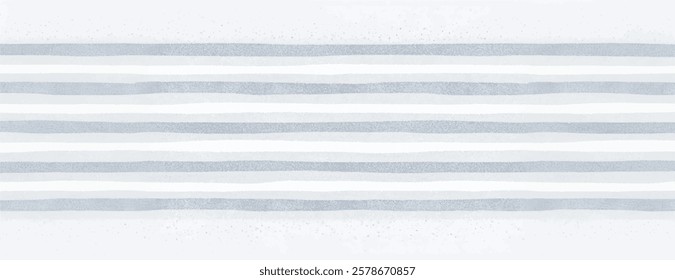 Soft blue and white striped background, watercolor style. The background features blue and white colors with a gentle texture. Striped woven texture background. Gray background vector.