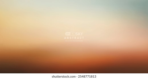 soft, blurred abstract background with warm tones of orange and beige, creating serene and calming atmosphere. Ideal for use in design projects requiring gentle, soothing backdrop.