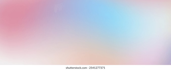 A soft, blurred background featuring a gradient of pastel pink, purple, and blue hues blending seamlessly into a white center.