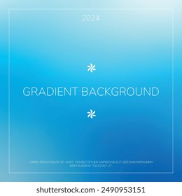 Soft Blurred Blue Gradient Background Art