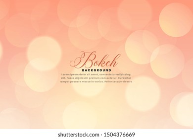 soft blurred bokeh background design