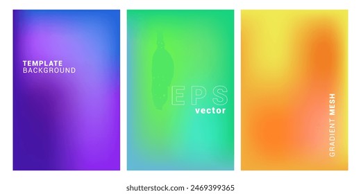 Soft blurred colorful gradient abstract background. fluid wave background Banner, poster, flayer, advertising template.