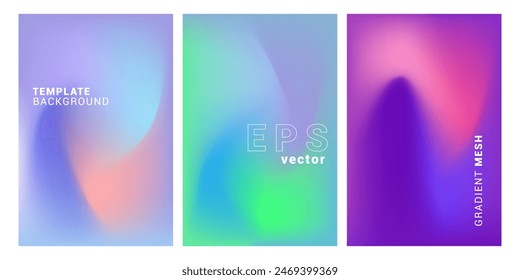 Soft blurred colorful gradient abstract background. fluid wave background Banner, poster, flayer, advertising template.