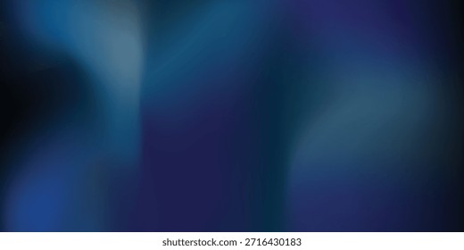 Los Gradientes suaves y borrosos de azul profundo e índigo crean un fondo abstracto y etéreo, evocando una sensación de calma y profundidad.