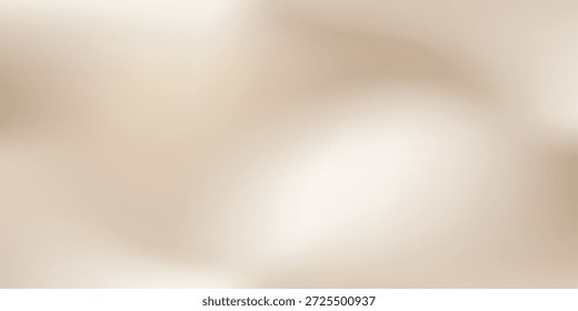 Gradiente de malla suave y borrosa de una elegante mezcla de beige, tonos crema perla fondo de Vector