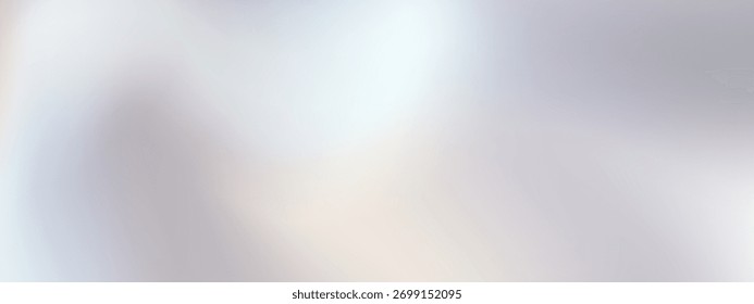 Soft, blurred pale mesh gradient of elegant blend of beige and gray pearl tones vector illustration